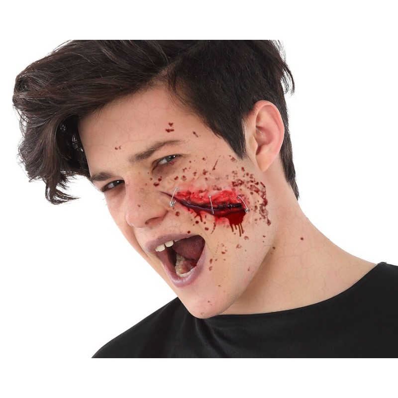 MAQUILLAJE CICATRIZ LATEX 24X1O CM HALLOWEEN