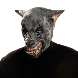 Máscara Cara de Lobo Látex Adulto