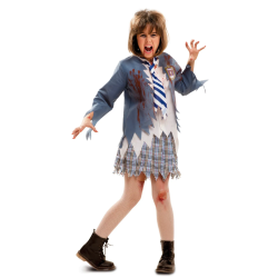 Disfraz de Zombie Estudiante para niña