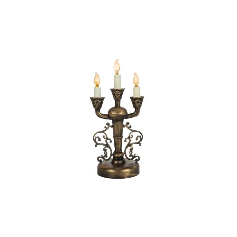 CANDELABRO CON LUZ 16X12X32CM.