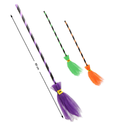 Escoba de Colores para Bruja