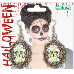 Pendientes Calavera Catrina Adulto