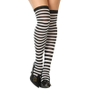 Medias Rayas Negras y Blancas Adulto