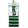 Panty Rayas Negro y Verde Infantil