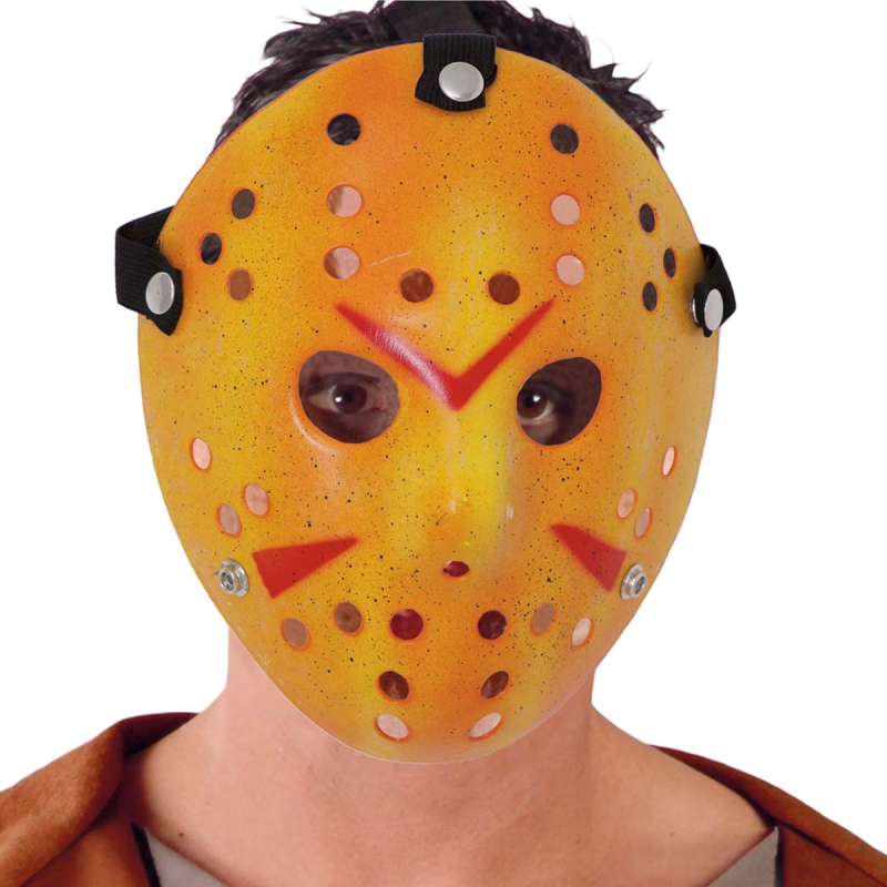 Máscara Hockey Naranja PVC