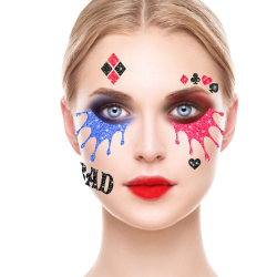 Sticker Facial Dangerous Glitter