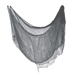 Tela Negra Decoración Halloween 76x228cm