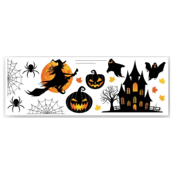 Stickers Adhesivos Pared Siluetas Halloween