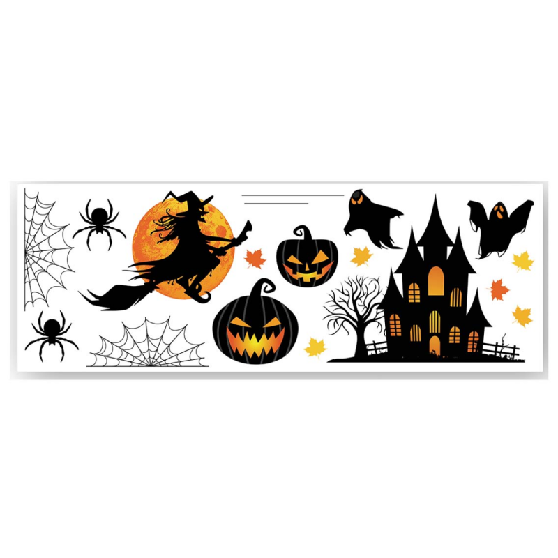 Stickers Adhesivos Pared Siluetas Halloween
