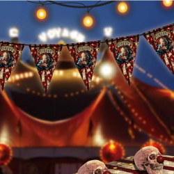 Banderines Papel Circus Halloween 20x30cm