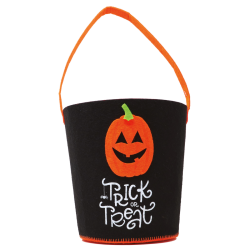 Cesto Calabaza Fieltro Trick or Treat Fieltro 35x20cm