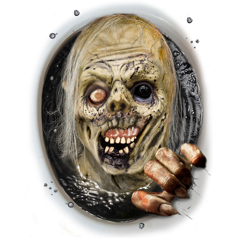 Sticker Tapa WC Zombie 30x40cm