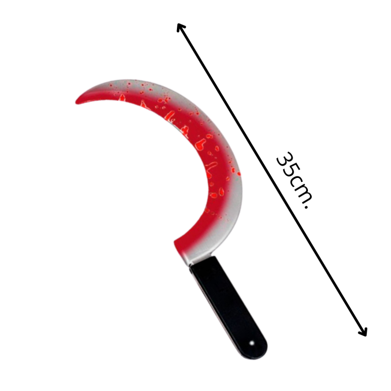 Hoz Sangrienta PVC 35cm.