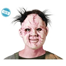 MÁSCARA HALLOWEEN ESPELUZNANTE ATERRADORA HOMBRE ADULTO