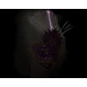 MÁSCARA VENECIANA ANTIFAZ MORADO BRILLANTE BRILLO OSCURIDAD MUJER ADULTO