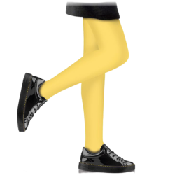 Panty Amarillo Infantil 40DEN