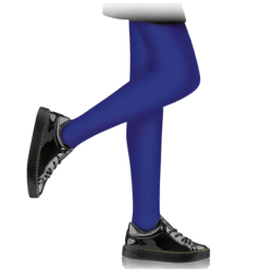 Panty Azul Oscuro Infantil 40DEN