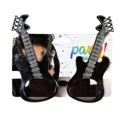 GAFAS GUITARRA NEGRO MÚSICO UNISEX ADULTO