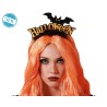 DIADEMA HALLOWEEN MURCIÉLAGO NEGRO NARANJA MUJER ADULTO