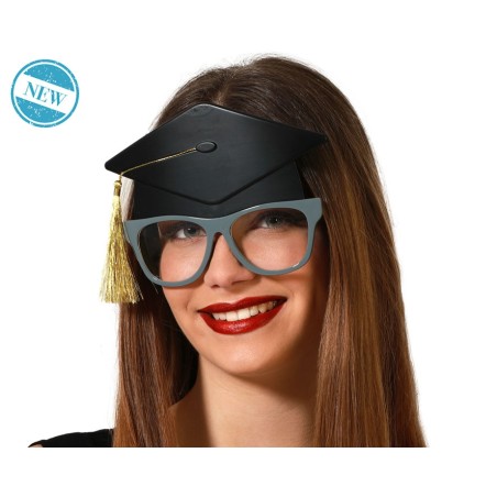 GAFAS LICENCIADO CON SOMBRERO ADULTO