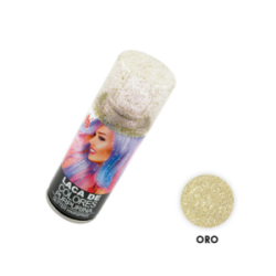 Laca Spray Purpurina Oro para pelo 100ml