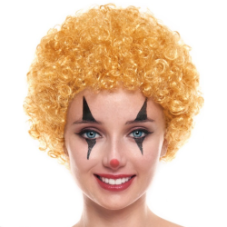 Peluca de Rizos Rubio para Adulto