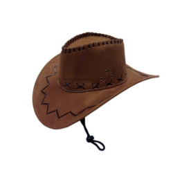 Sombrero Vaquero Marrón Oscuro Infantil