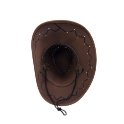 Sombrero Vaquero Marrón Oscuro Infantil