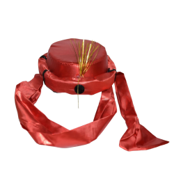 Turbante Gorro Paje Rojo Adulto
