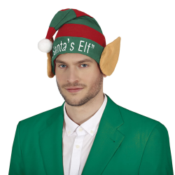 Gorro Elfo con Orejas - Espíritu Navideño Encantador