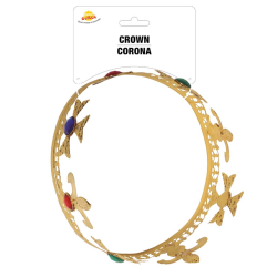 Corona de Rey Dorada Deluxe - Majestuosidad para Disfraces