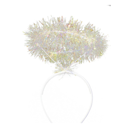 Diadema Ángel Espumillón Holográfica