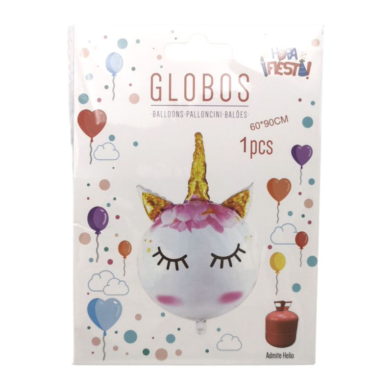 Globo Mágico Unicornio Foil: Fiesta de Ensueño - 60x90cm
