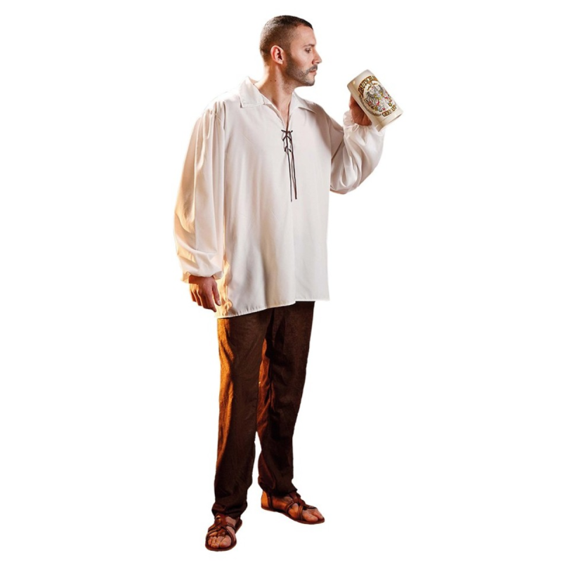 Camisa Medieval Adulto - Auténtica y Versátil Talla M/L