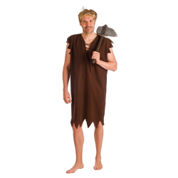 Disfraz Hombre Cavernícola Marrón - Ideal para Carnaval