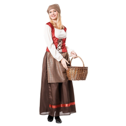 Disfraz de Posadera Tradicional Adulto - Estilo Clásico M-L