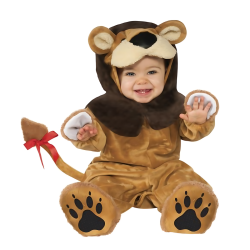 Disfraz León Bebé - Mono Peluche & Botines | Fiesta Infantil