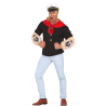 Disfraz de Marinero Forzudo Adulto - Estilo Popeye con Gorra y Músculos