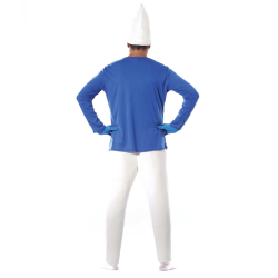 Disfraz de Pitufo para Hombre - Completo con Gorro