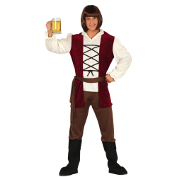 Disfraz de Posadero Medieval para Hombre - Auténtico Traje con Accesorios