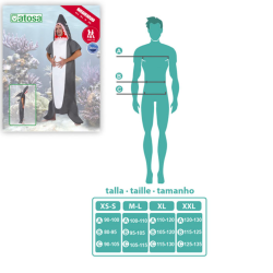 Disfraz de Tiburón Adulto - Ideal para Carnaval y Fiestas Temáticas