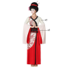 Disfraz de Geisha Rojo Adulto Mujer - Elegancia Tradicional Japonesa