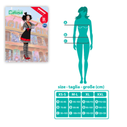 Disfraz de Mimo para Mujer