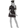Disfraz de Policía Negro para Mujer - Adulto - Ideal para Carnaval