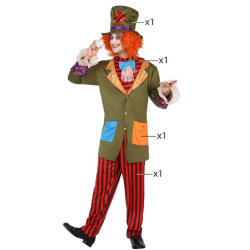 Disfraz Sombrerero Loco Hombre Adulto - Magia del País de las Maravillas