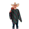 Poncho Mexicano Extra Adulto - Auténtico y Resistente, Hecho en España