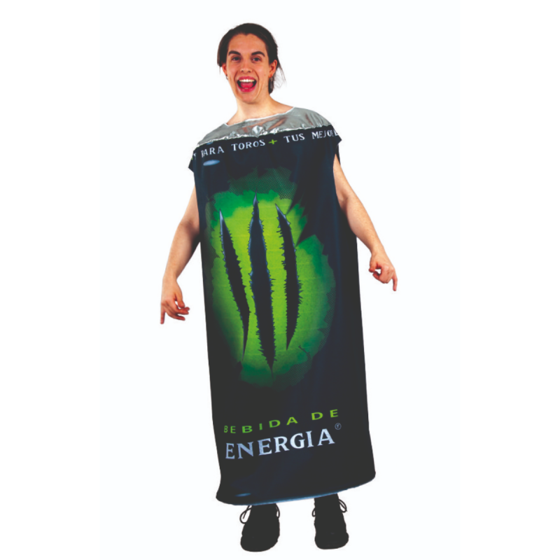 Disfraz Bebida Energética Adulto