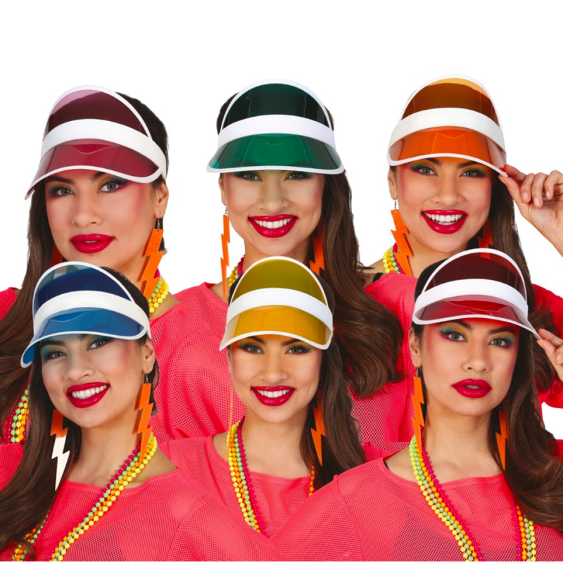 Viseras Transparentes Adulto (Colores Surtidos)