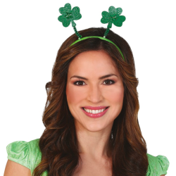 Diadema Trébol San Patricio Adulto - Accesorio Festivo para Celebraciones
