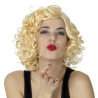 Peluca Marilyn Rubia Adulto - Accesorio Hollywood